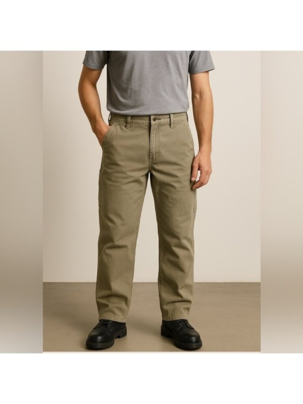 Carhartt B11 Original Dungaree Work Pants 32x32 — Khaki Duck Canvas Utility